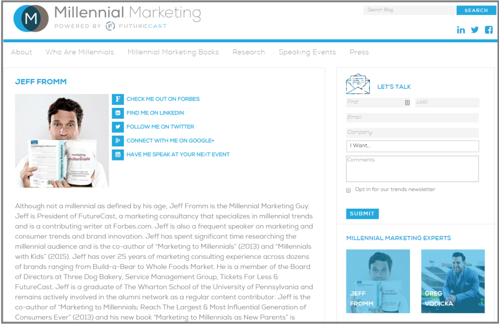 Millennial Marketing blog 