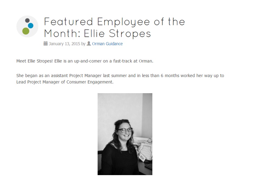 Employee of the Month - Orman Guidance