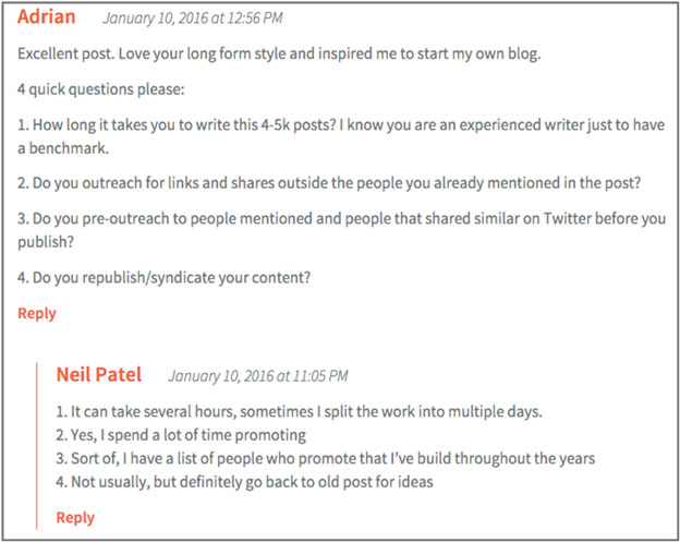 Neil Patel Discusses His Blog Writing Process