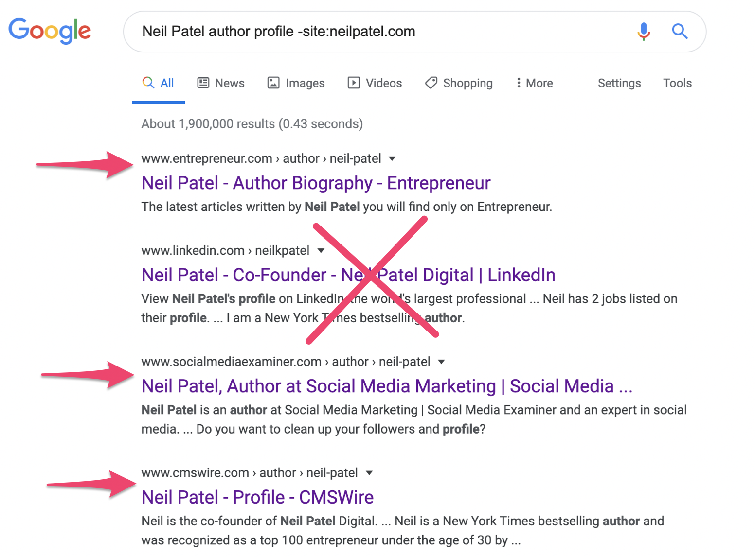 Neil Patel Google Search